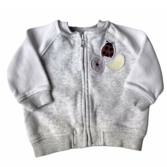 Gymboree Fruit Patch Zip Jacket Size 3-6m - Picture 1 of 5